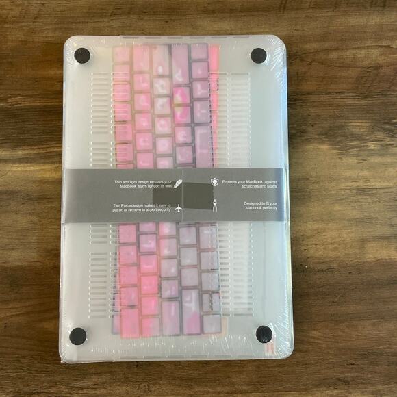 MacBook Pro 13” 2016-2020 amoebas design hardshell case - Picture 2 of 3